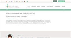 Desktop Screenshot of haartransplantationen.ch