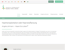 Tablet Screenshot of haartransplantationen.ch